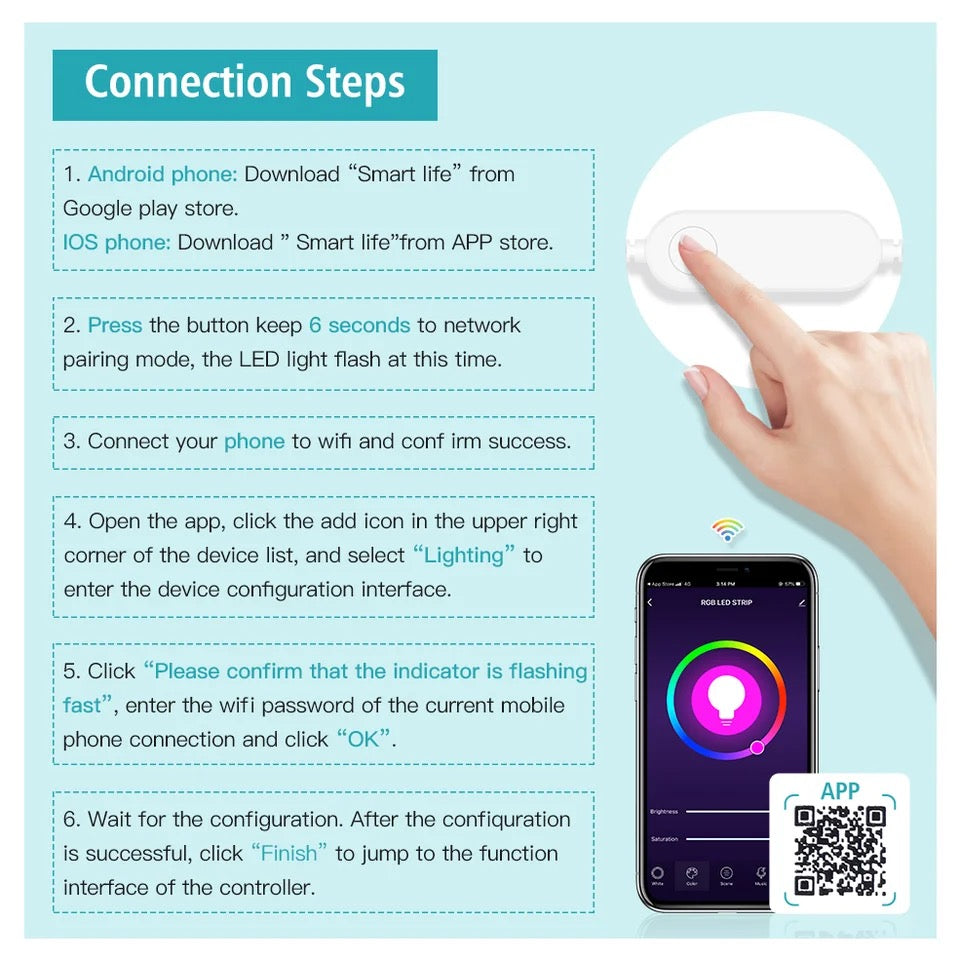 LED lights WiFi